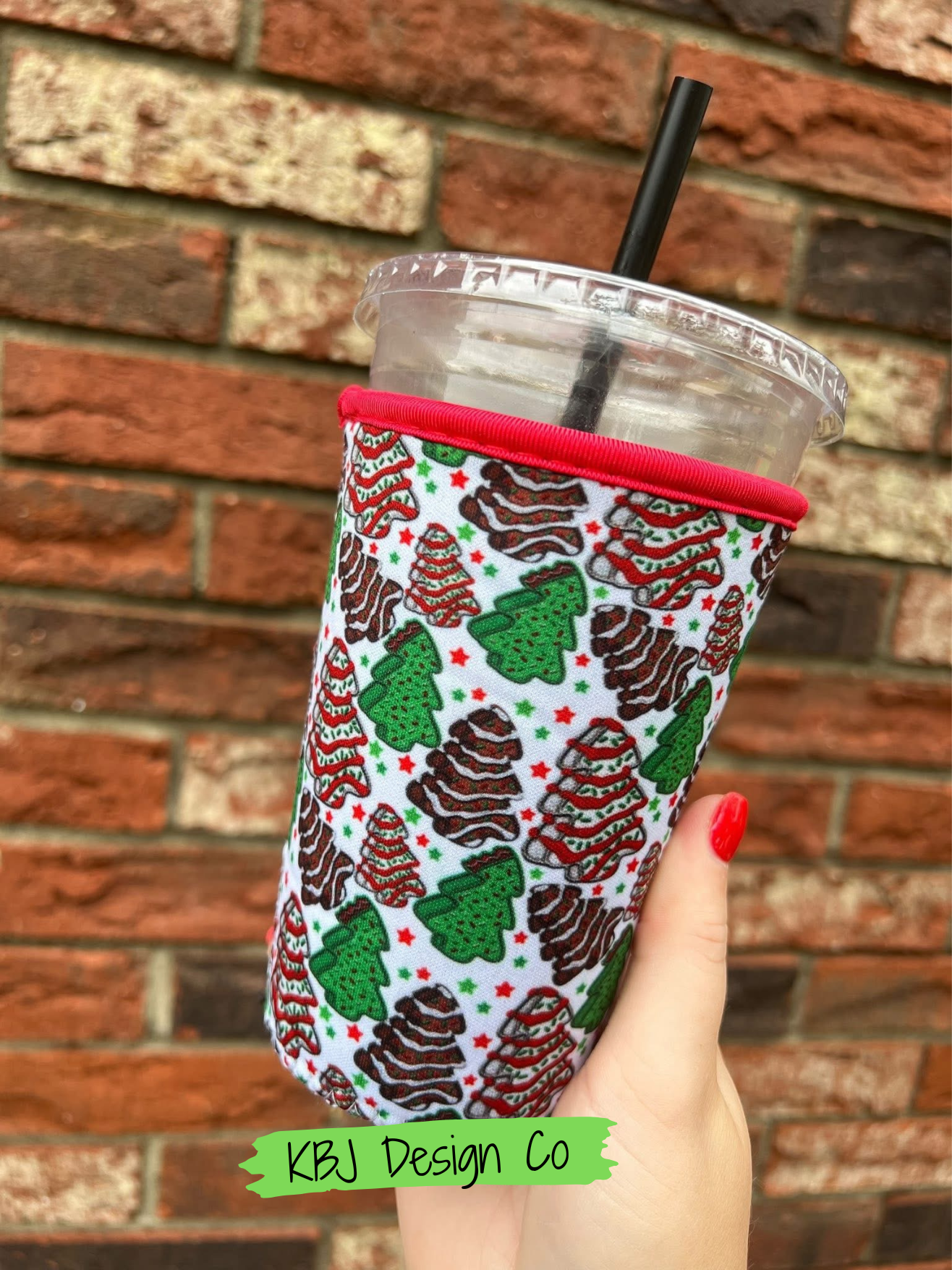 Multi Tree Cakes Cold Cup Sleeve