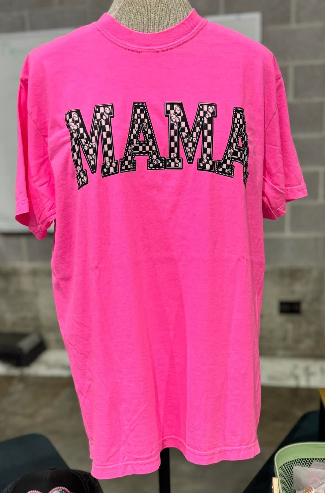 Mama Checkered Tee