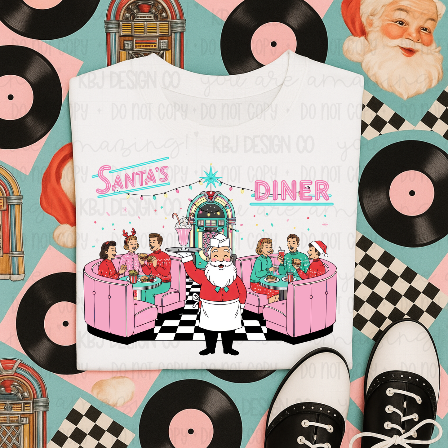 Santa’s Diner Cute