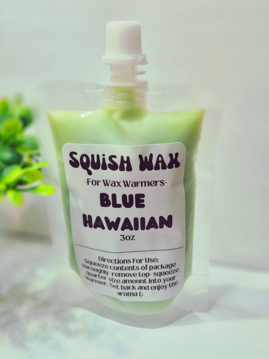 Blue Hawaiian Squish Wax