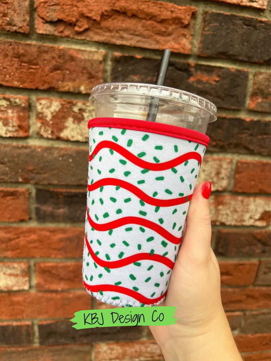 Tree Cake Cold Cup Sleeve