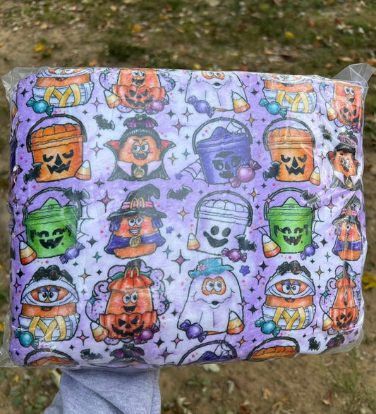 Halloween Buckets Blanket