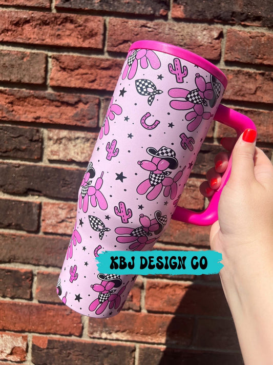 Checkered Balloon Dogs