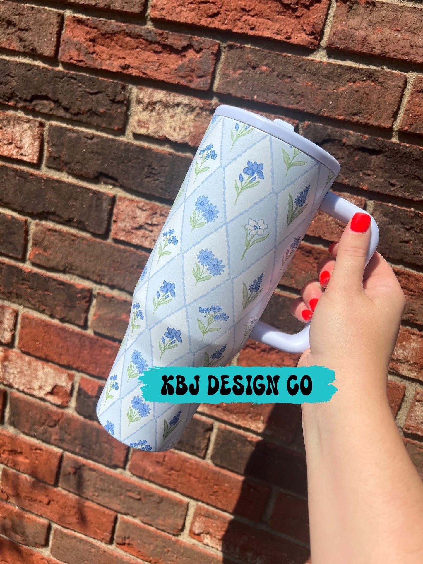 Blue Diamond Floral
