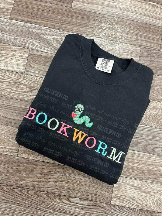 Bookworm - Embroidered