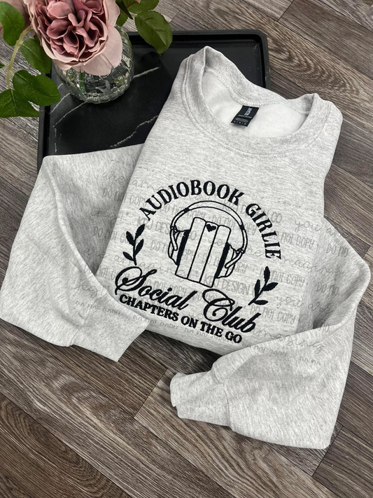 Audiobook Girlie - Embroidered Semi-Custom