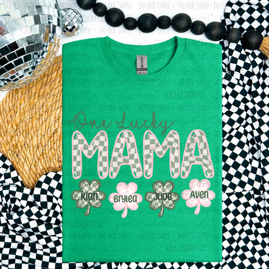 One Lucky Mama - Custom Clovers