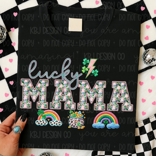Lucky Mama Pink Clovers