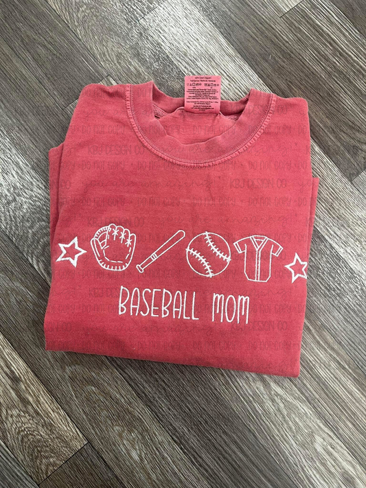 Baseball Mom - Embroidered