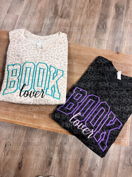 Book Lover Tee - Semi Custom Embroidery