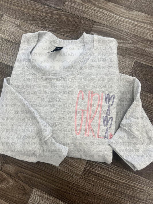 Girl Mama - Embroidered