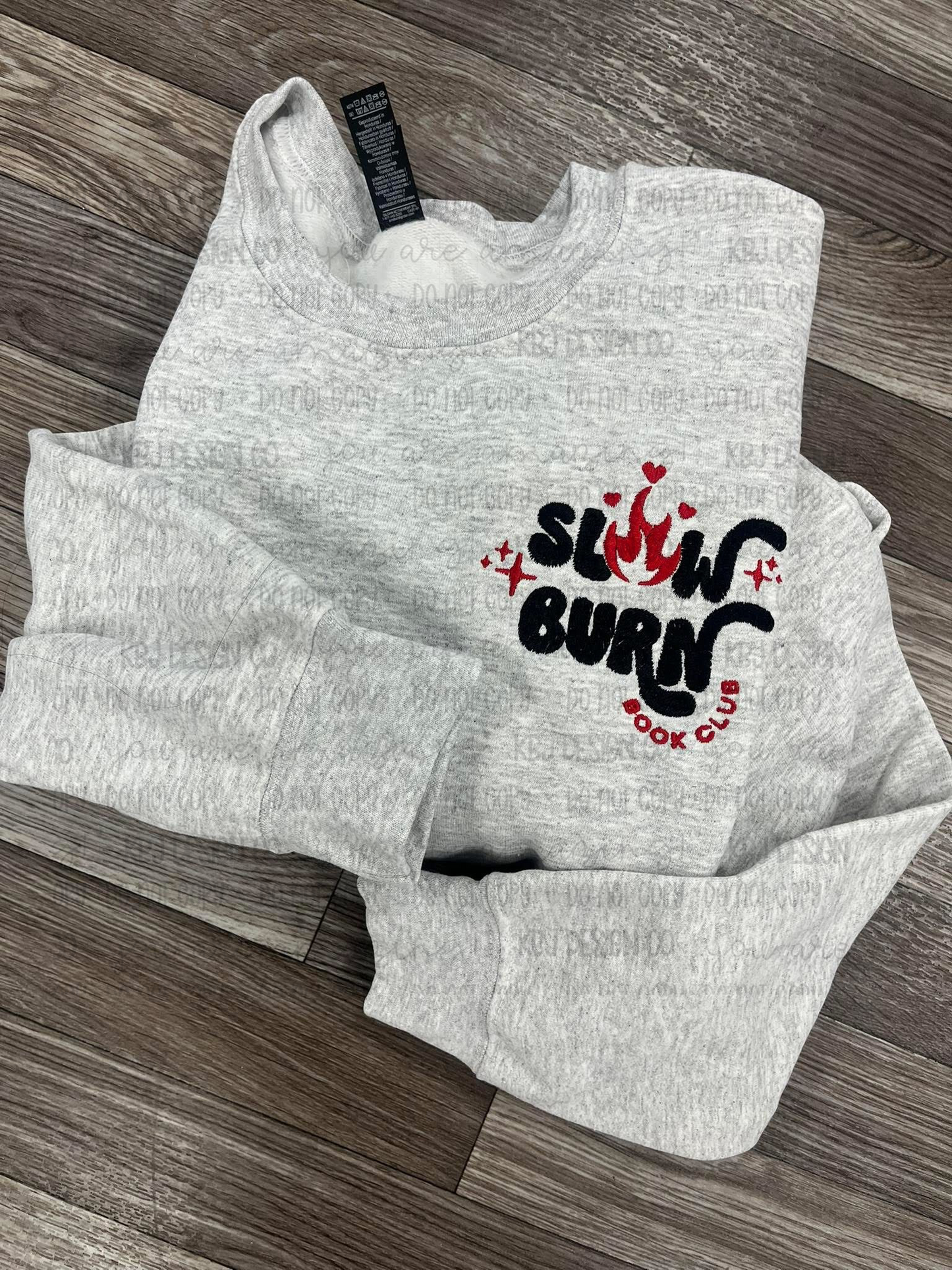 Slow Burn - Embroidered