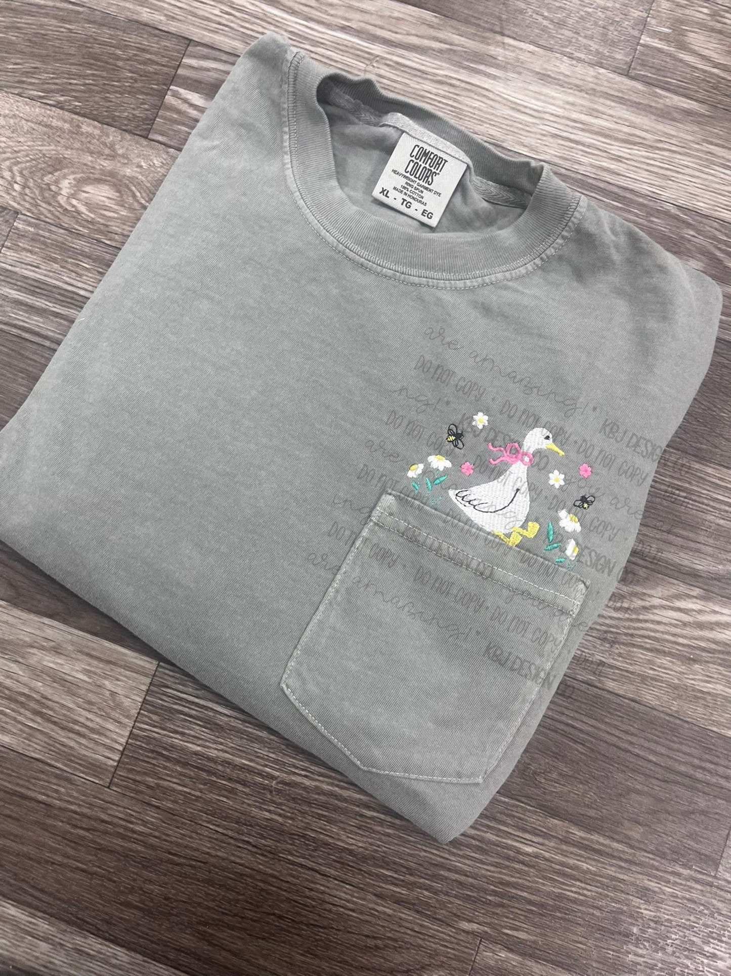 Spring Goose - Embroidered