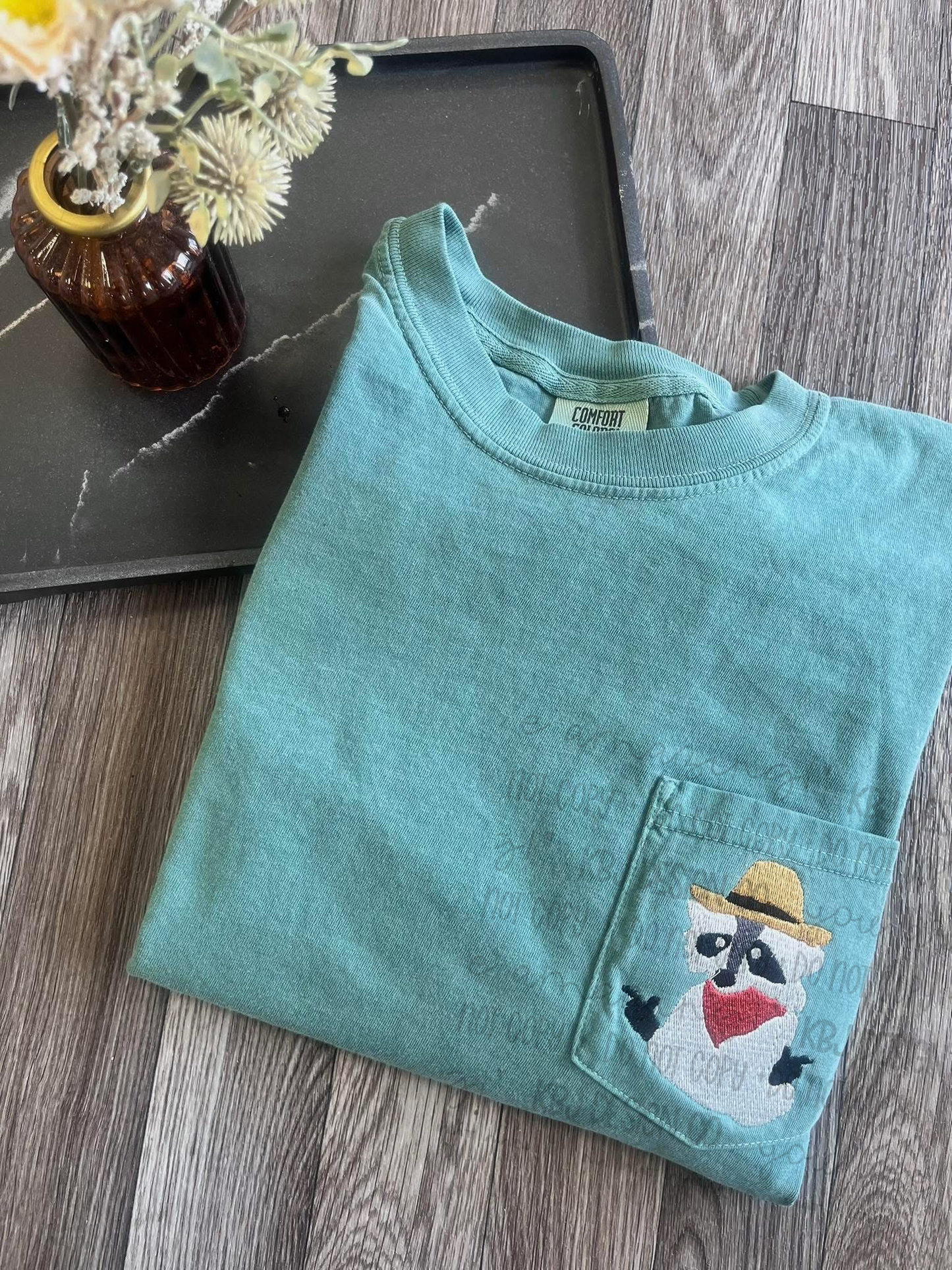 Cowboy Raccoon - Embroidered