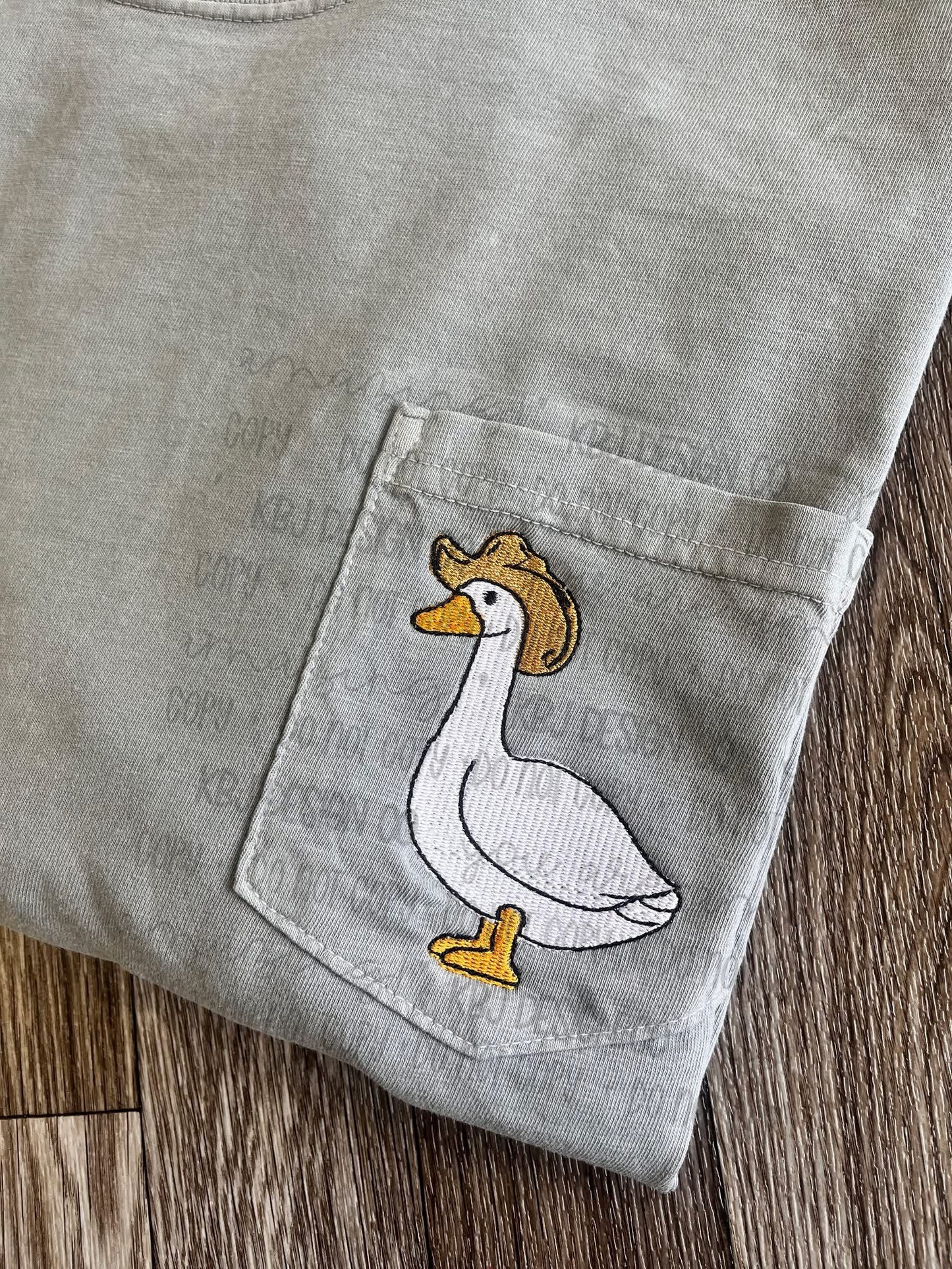 Cowboy Goose - Embroidered