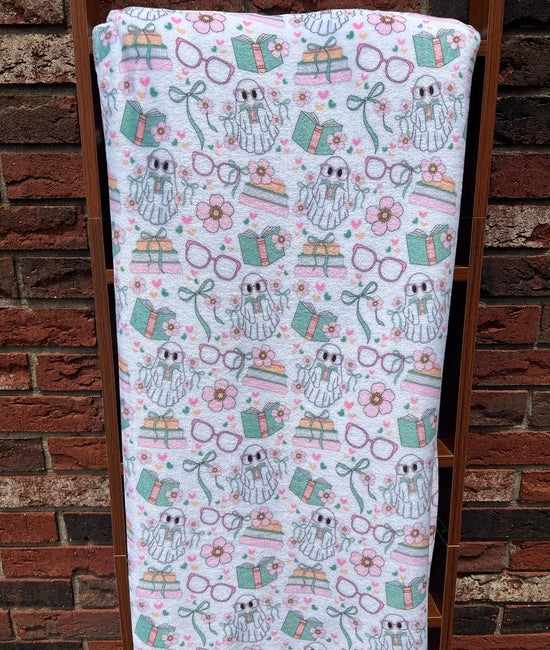 Book Ghostie Boots Blanket