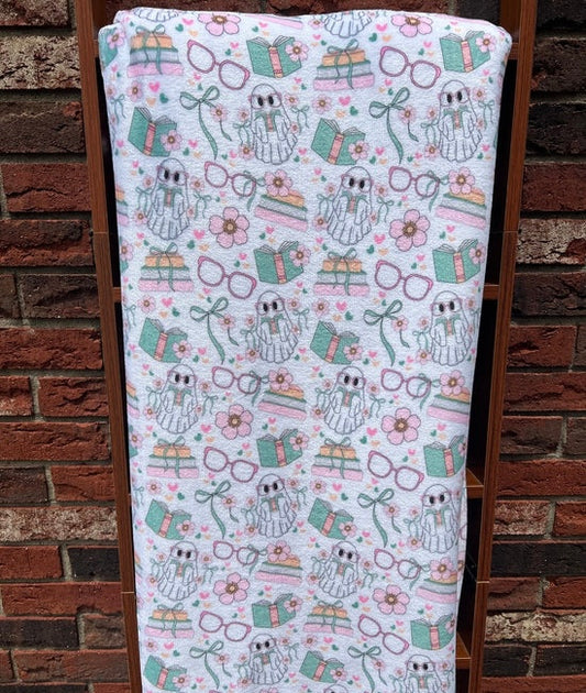 Book Ghostie Boots Blanket