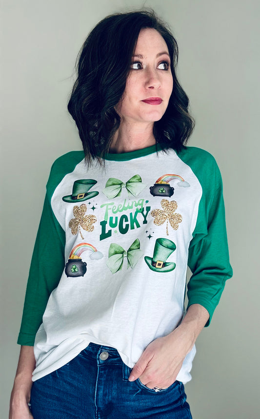 Feeling Lucky 🍀 Raglan