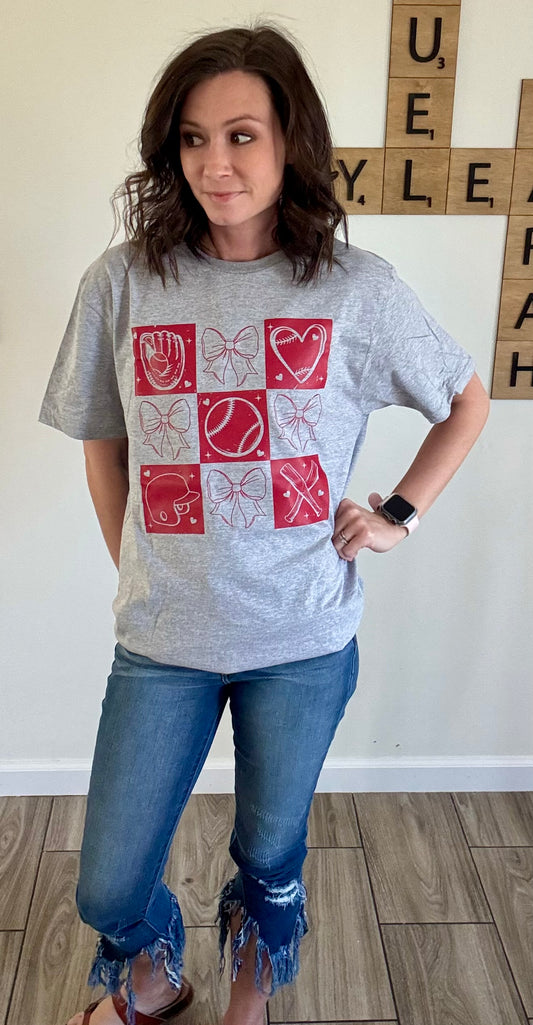 Baseball Coquette Tee