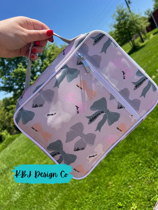 Bible Carrying Case - Bible Verse Bows