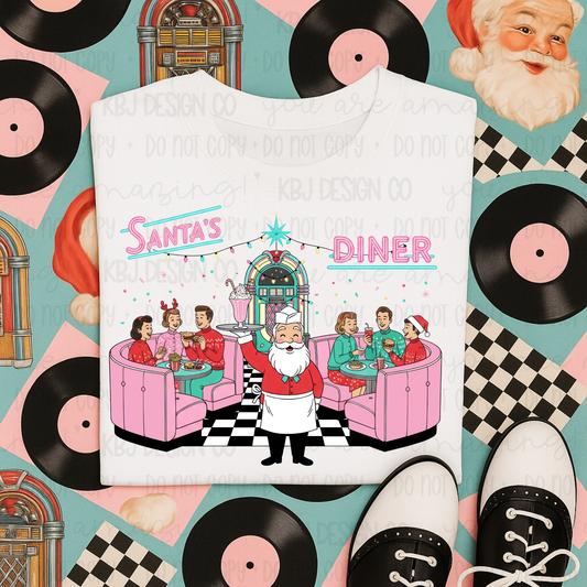 Santa’s Diner Cute